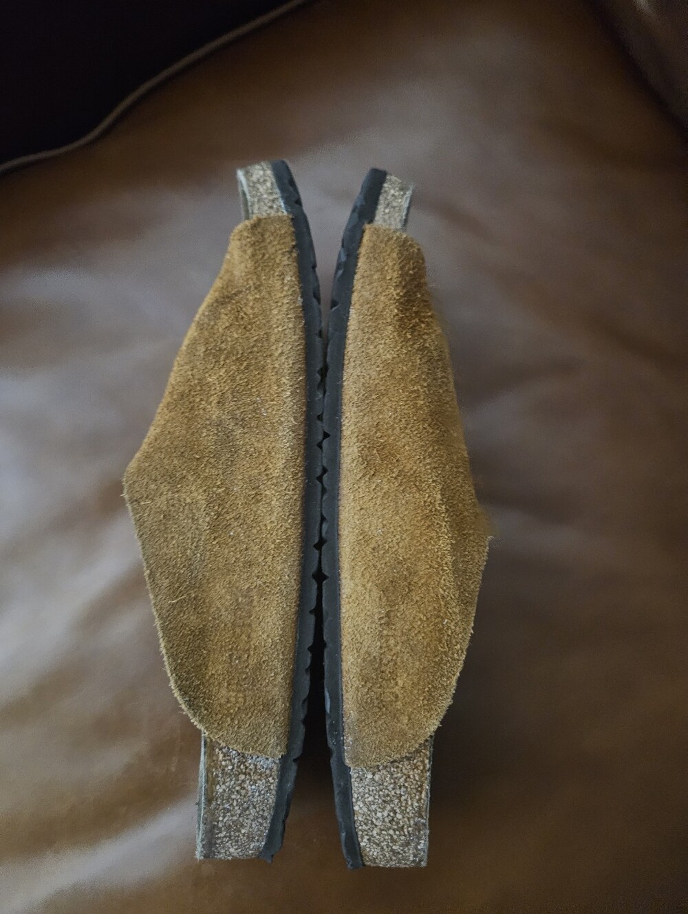 Birkenstock Arosa Brown Suede Open Toe Sandals Clogs Size 40 - Picture 5 of 6